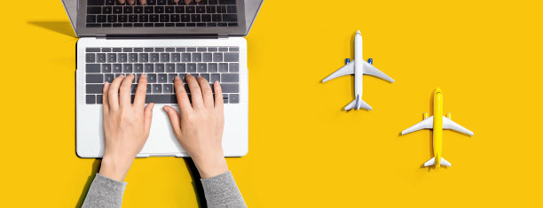 航班在线预订和预订主题图片下载