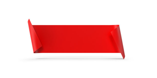 白色背景上的丝带横幅图片下载