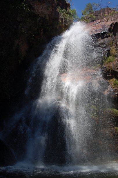 巴西潘塔纳尔南部马托格罗索鲣林的河流泉水图片下载