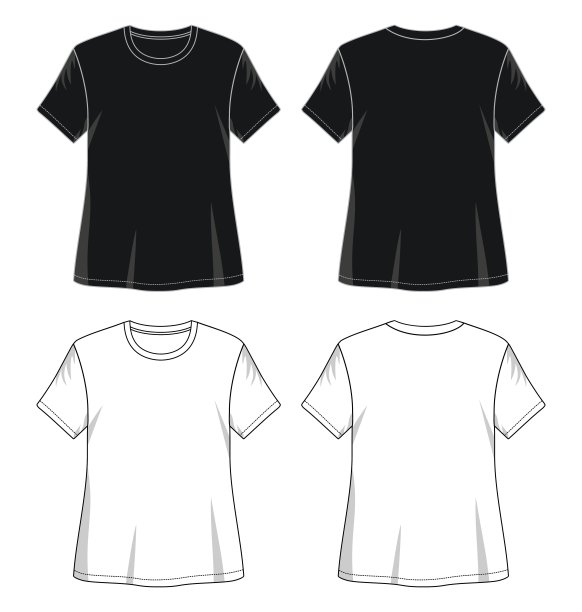 t恤模板图片下载