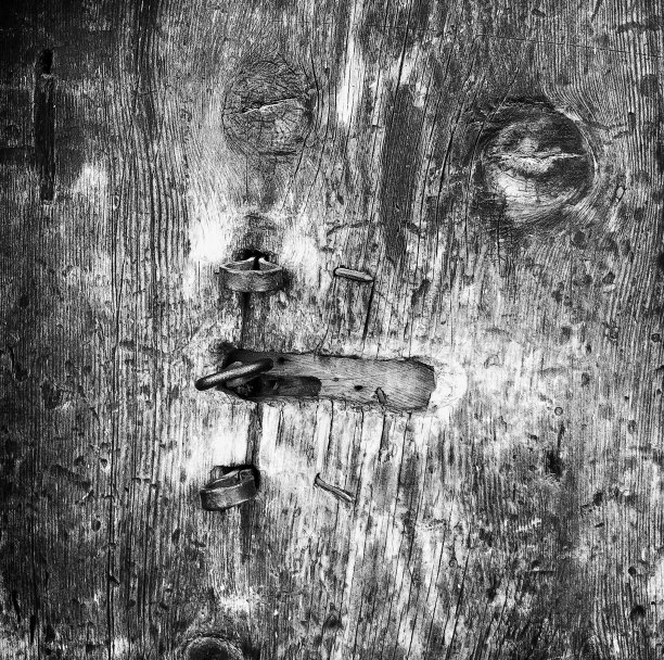 旧木门的细节图片下载