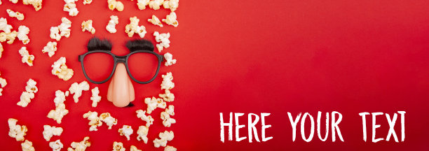 滑稽面具爆米花图片下载