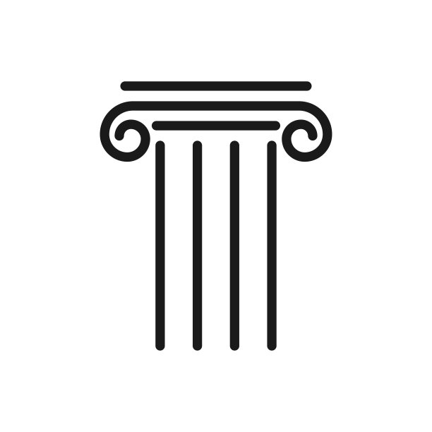 列向量图标，柱图标在时尚的平面设计图片下载