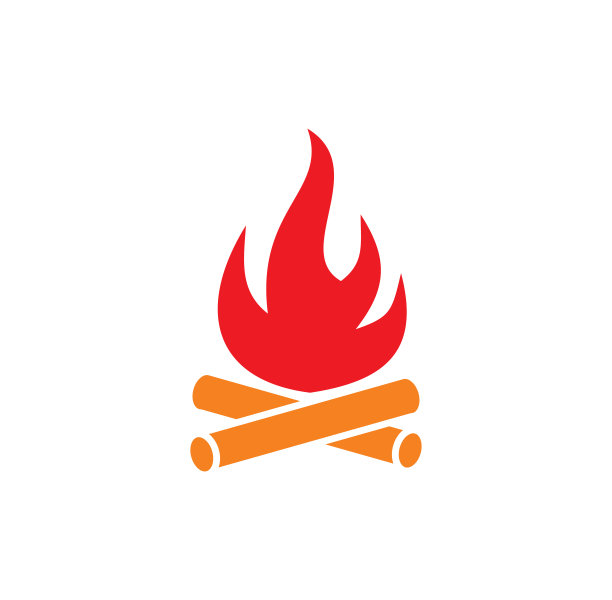 火相关图标的背景为图形和网页设计。创意插图概念符号的web或移动应用程序。图片下载