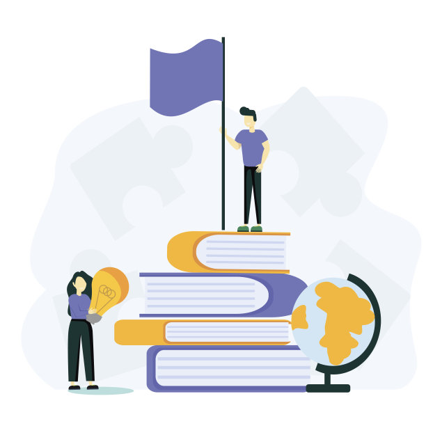 个人学习计划，学术体系，图标。个性化学习、stem教育、教育隐喻。矢量孤立概念隐喻插图图片下载