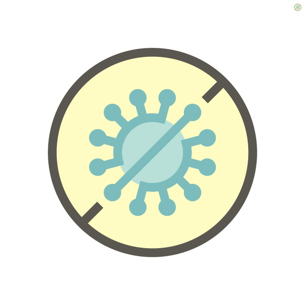 冠状病毒病媒图标设计，48x48像素完美，可编辑笔画。图片下载