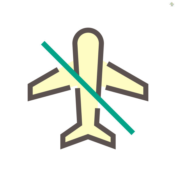 无飞防病毒概念矢量图标，48x48像素完美和可编辑的笔触。图片下载