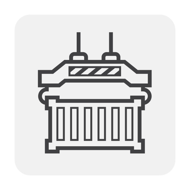 货物集装箱图标图片下载