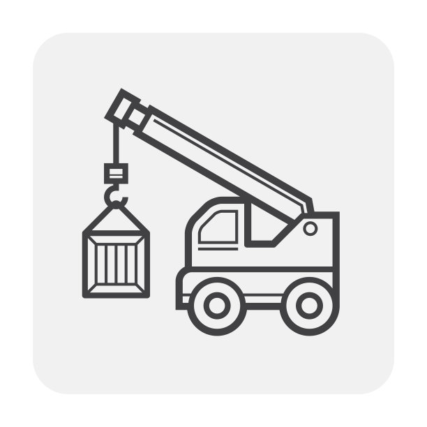 移动式起重机图标图片下载