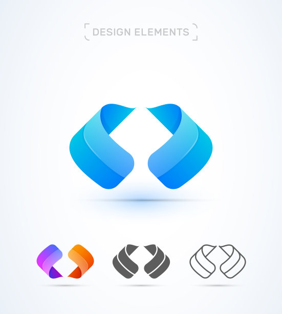 向上的矢量箭头，抽象的折纸字母M或w图片下载