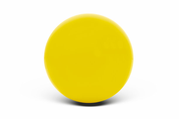 黄色的乒乓球图片下载