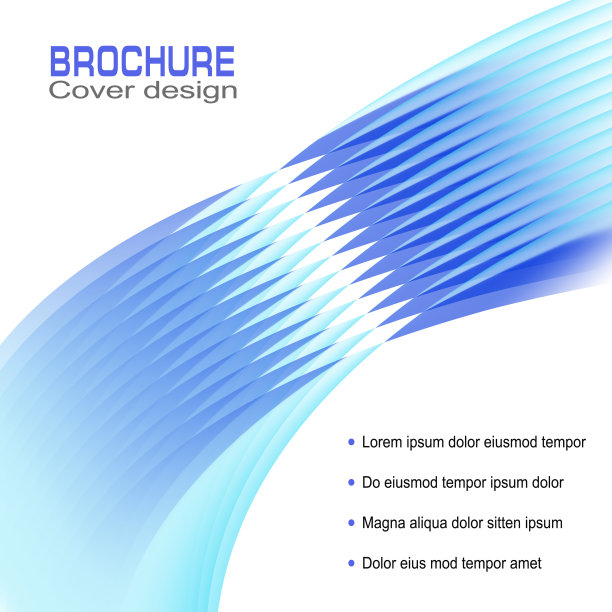 技术布局与明亮的蓝色条纹图案。摘要矢量背景与样本文本。未来的设计。模板为封面，书，小册子，海报，海报，传单，传单。EPS10插图图片下载