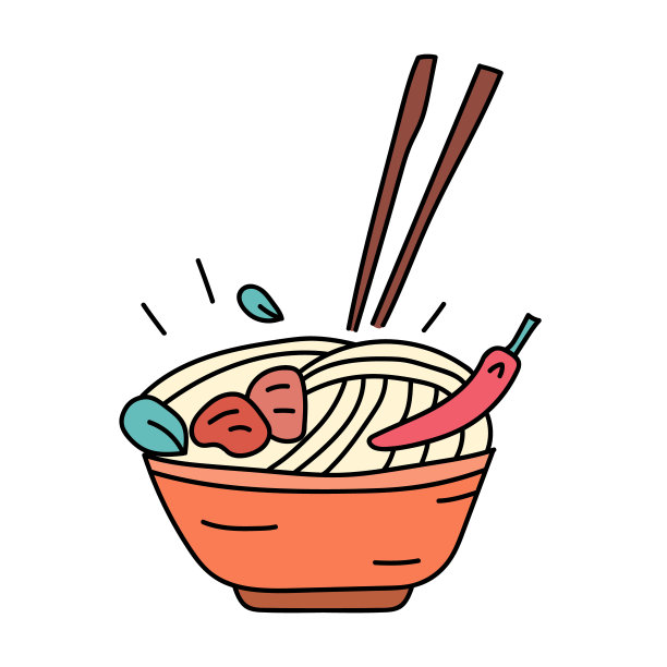 越南河粉汤。图片下载