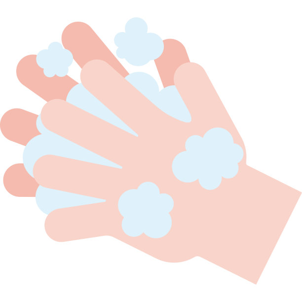 洗手和肥皂泡图片下载