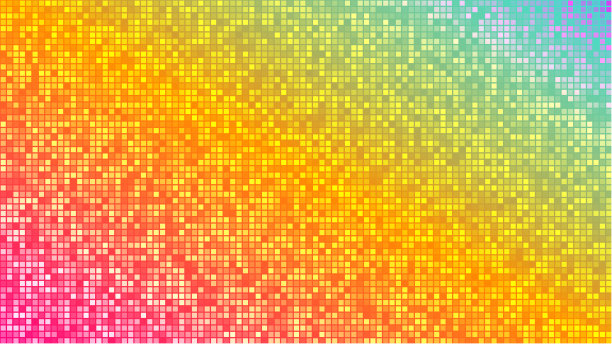 抽象背景与现代彩色矢量马赛克设计。彩色渐变马赛克背景。现代的几何结构。摘要数字技术设计。美丽的矢量模式。图片下载