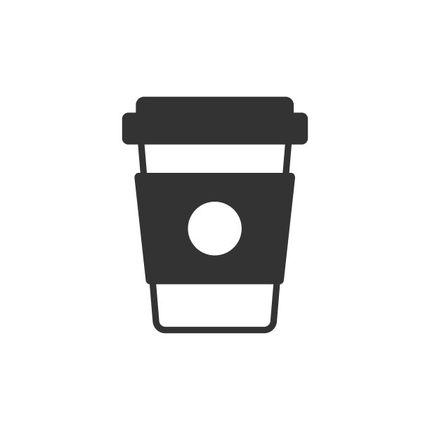 咖啡杯图标孤立在白色背景。矢量插图。图片下载