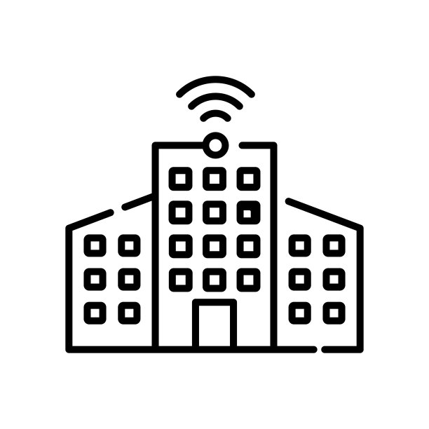 智能城市主义矢量图标图片下载