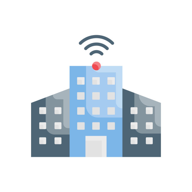 智能城市主义矢量图标图片下载