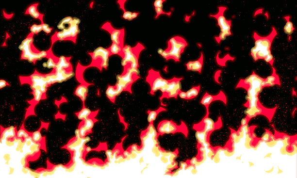 动画般的燃烧火焰墙纸(带矢量)图片下载