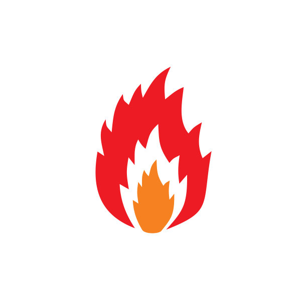 火相关图标的背景为图形和网页设计。创意插图概念符号的web或移动应用程序。图片下载