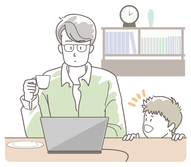 一名在家工作的男子图片下载