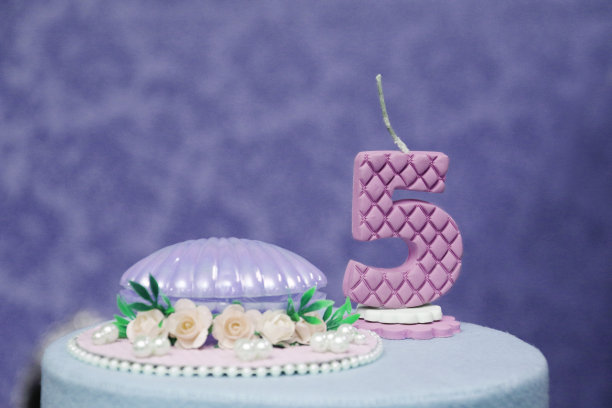 美味的糖果派对，老式的生日蛋糕图片下载