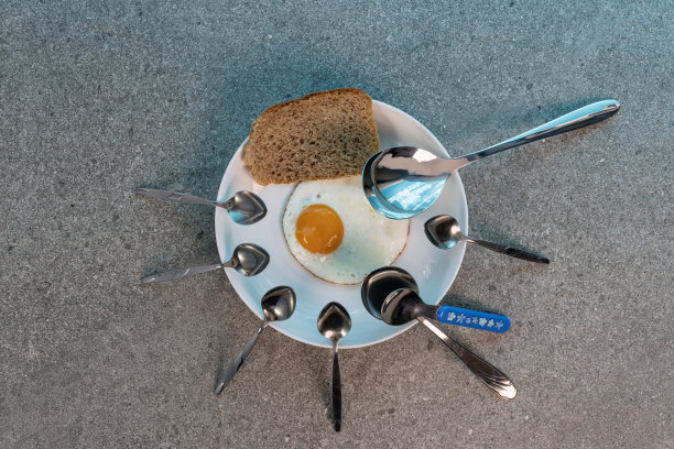 勺子在早餐图片下载