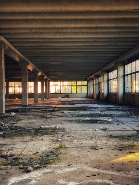 废弃的工厂图片下载