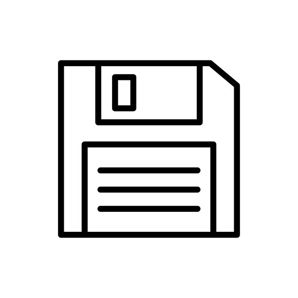 磁盘图标时尚图片下载