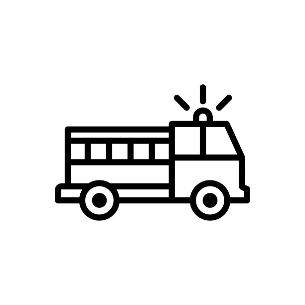 消防车的标志时尚图片下载