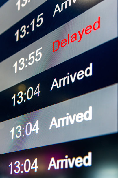 机场航班信息及延误消息图片下载
