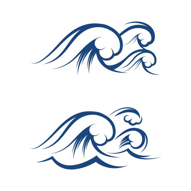 水波图标矢量图片下载