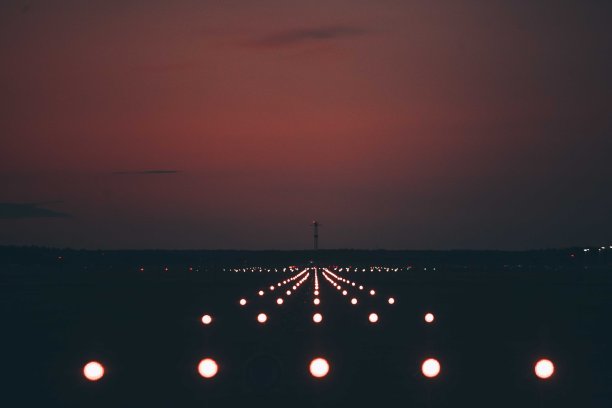 降落的飞机图片下载