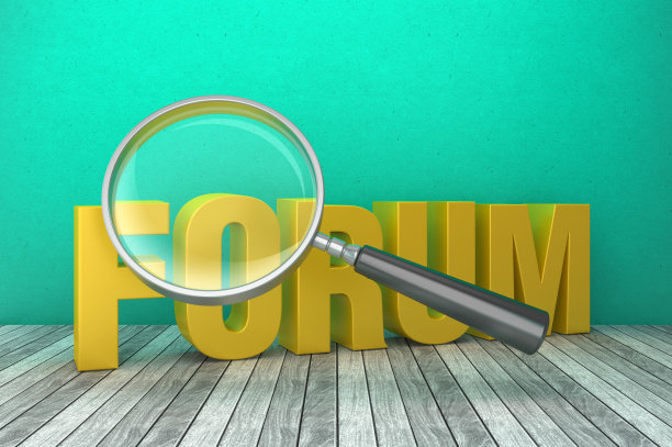3D文字论坛放大镜- 3D渲染图片下载
