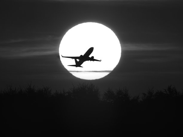 农村日落视图图片下载