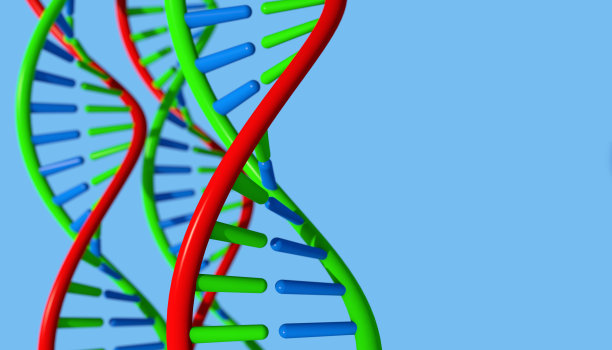 具有DNA分子的生物化学概念图片下载