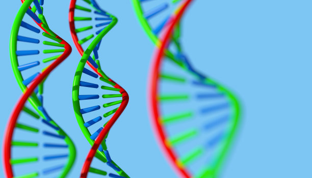 具有DNA分子的生物化学概念图片下载