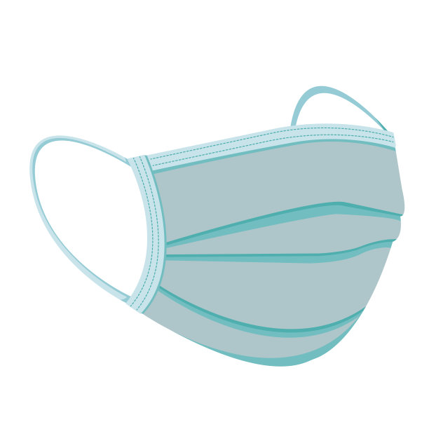 医疗面具N95。图标保护呼吸面罩。COVID-19保护图片下载