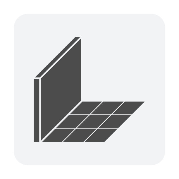 瓷砖地板上图标图片下载