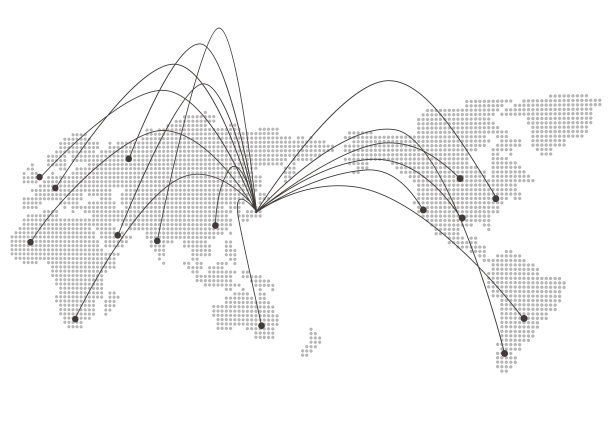 社交网络服务全球矢量图片下载