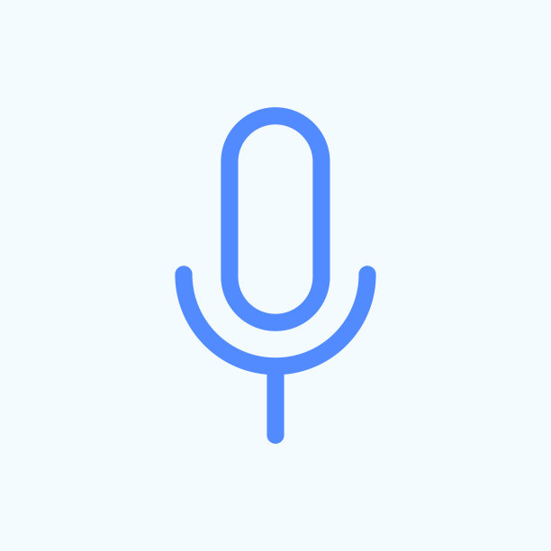 电子商务网站的语音搜索图标。图片下载