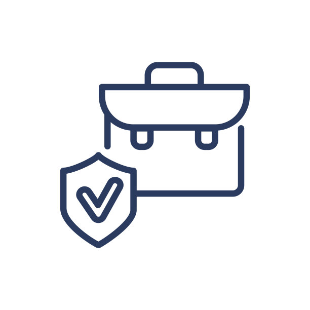 公司手提箱细线图标图片下载