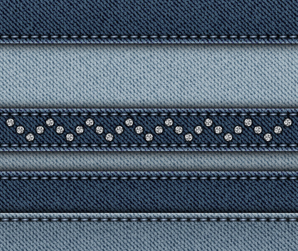 横向牛仔条纹的搭配图片下载