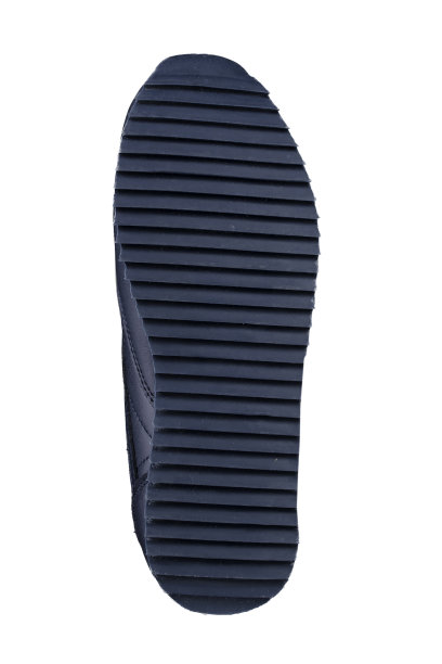 白色背景上的蓝色鞋底。聚氨酯鞋底图片下载