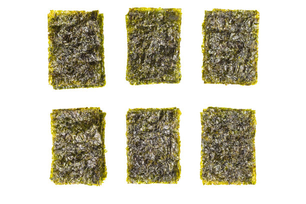 海苔孤立在白色上。图片下载