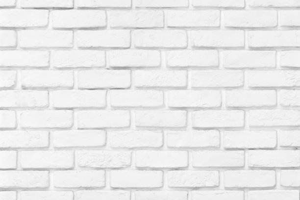 白色砖墙纹理背景。图片下载