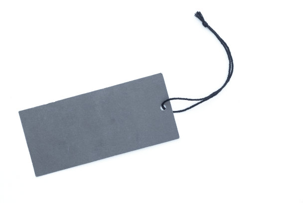 白色背景上的灰色价格标签。图片下载