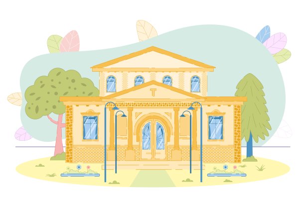 戏剧音乐剧院建筑地标外观图片下载