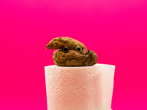 表情符号，狗屎吉祥物和卫生纸图片下载