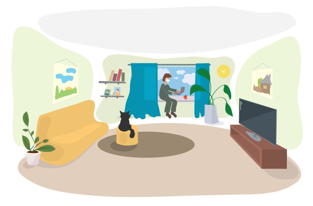 隔离期间的远程工作时间图片下载